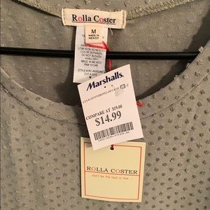 Sage green baby doll style dress, size medium